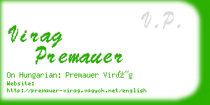 virag premauer business card